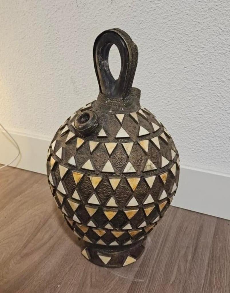 Vintage Marokkaanse Jabbana - Kamelenbot & Messing, Ophalen
