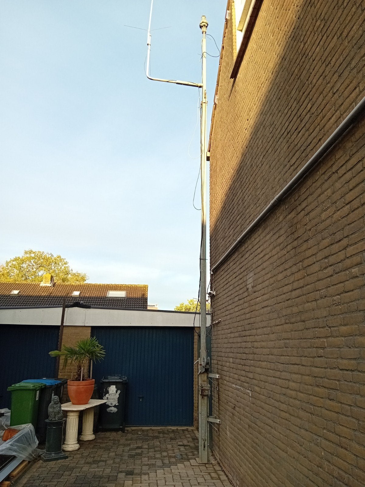 antennemast of lichtmast, Ophalen, Gebruikt