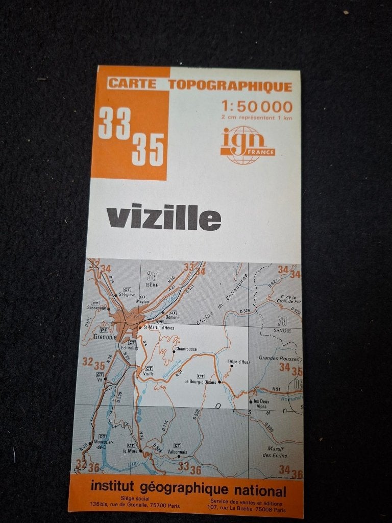 6 Landkaarten Frankrijk, Carte Topographique, Gelezen, Ophalen of Verzenden, Landkaart, 2000 tot heden