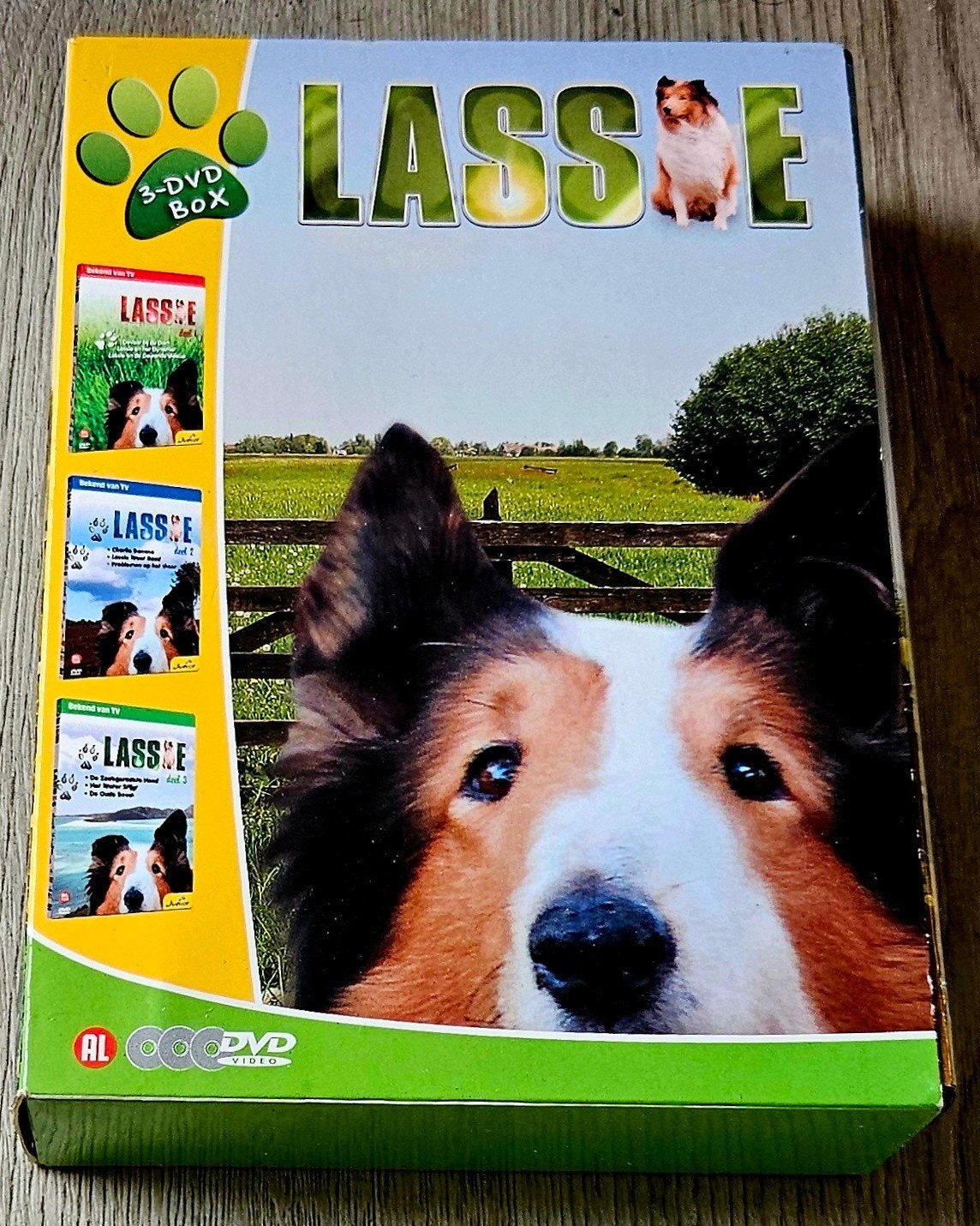 Lassie 3-DVD Box: Woef Woef! Lassie is weer terug, Avontuur, Gebruikt, Alle leeftijden, Boxset