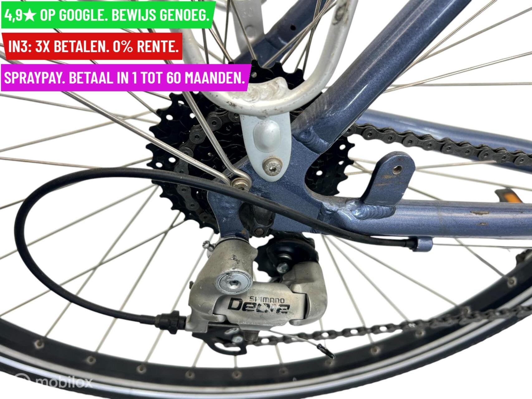Damesfiets Gazelle Geneve 28"/54cm/24ver - Garantie/Levering, Fietsen en Brommers, Fietsen | Dames | Damesfietsen, Gebruikt, Gazelle