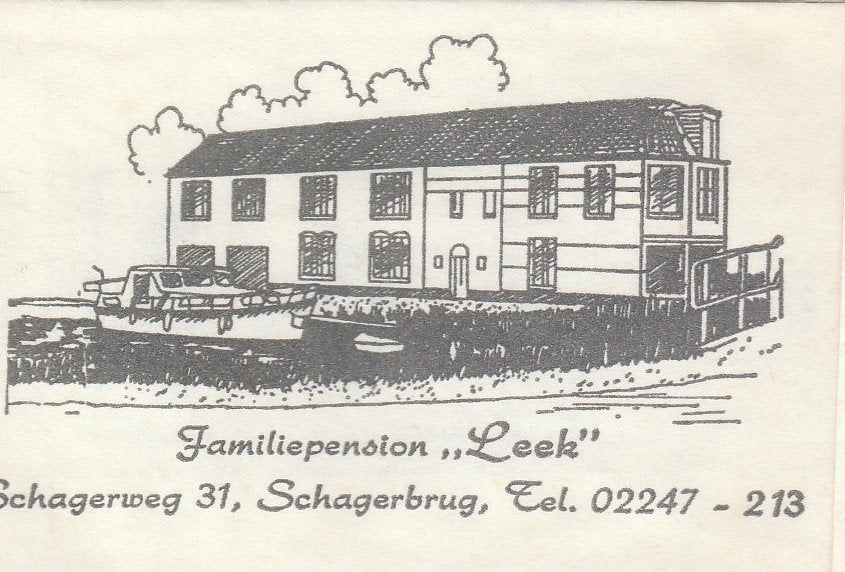 familiepension Leek Schagerweg Schagerbrug, Ophalen of Verzenden
