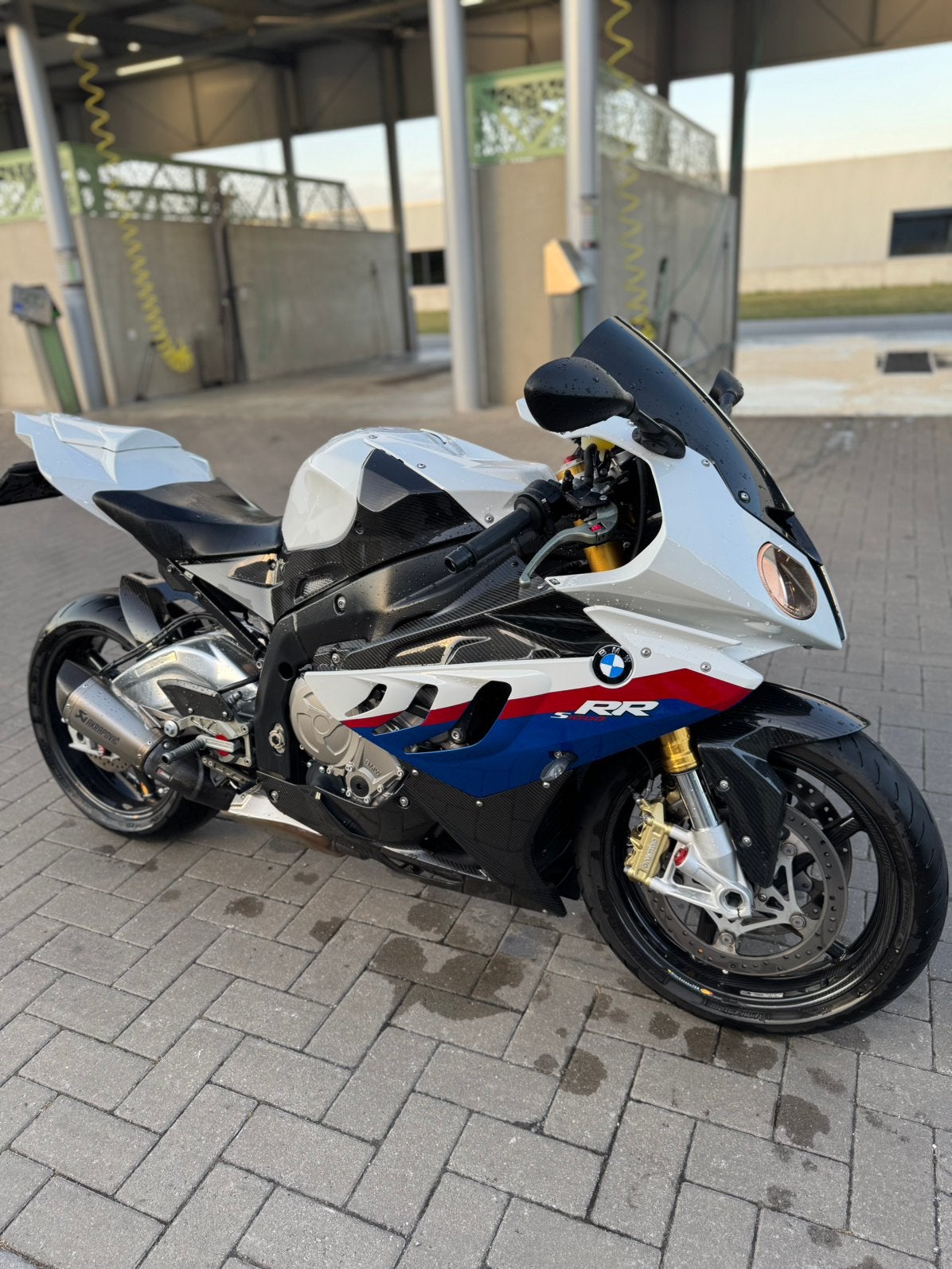 BMW S1000RR HP Akrapovic Carbon Wheels Quikshifter, 4 cilinders, Motorrijbewijs A, Gebruikt, Super Sport