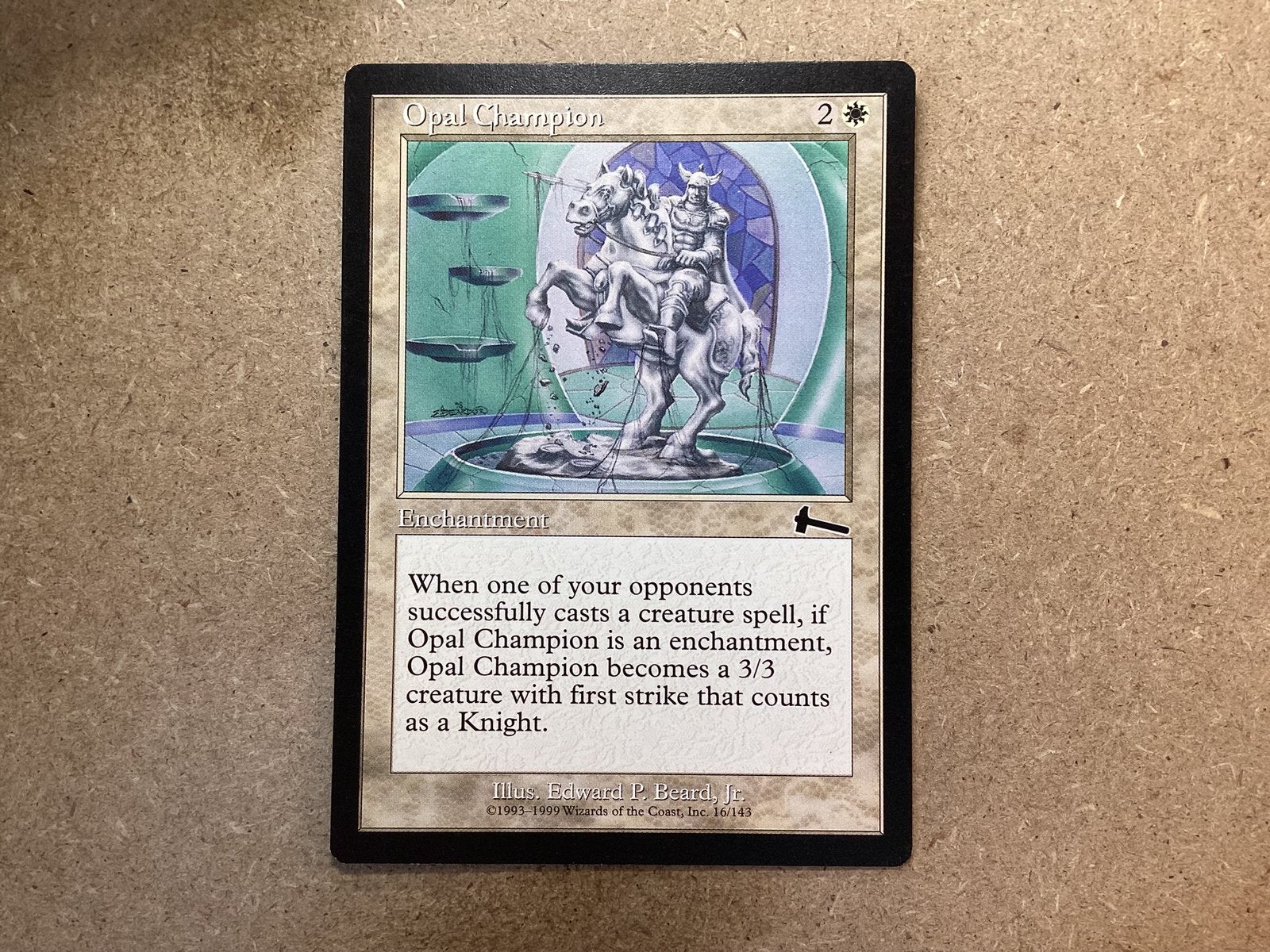 1x Opal Champion [016/143] (Excellent), Ophalen of Verzenden, Zo goed als nieuw, Losse kaart