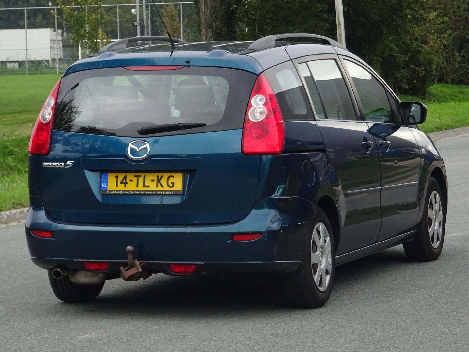 Mazda 5 2.0 Touring 7-PERSOONS NAP/AIRCO/CRUISE/APK 11-2027, Auto's, Voorwielaandrijving, Dealer onderhouden, Gebruikt, Blauw