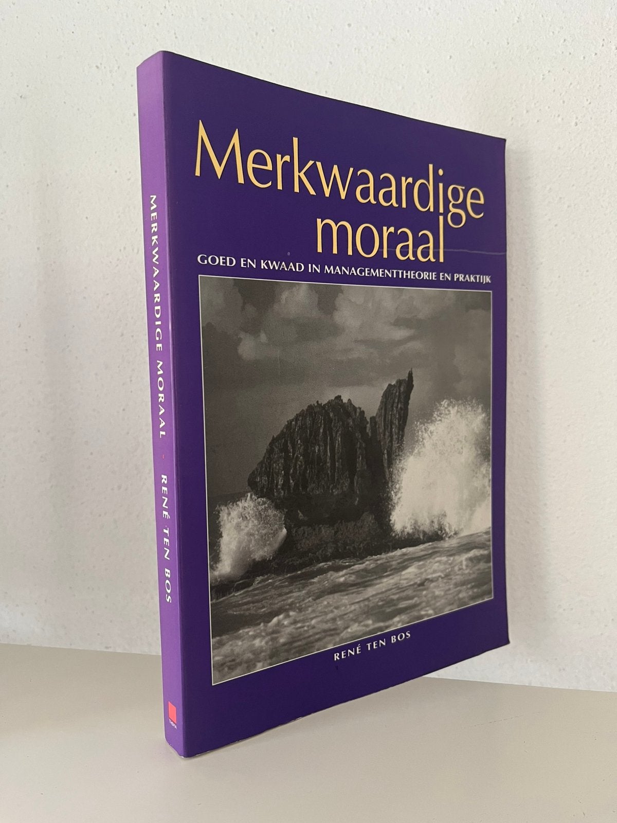 Merkwaardige moraal - R. ten Bos - management theorie, Ophalen of Verzenden, Zo goed als nieuw, Management