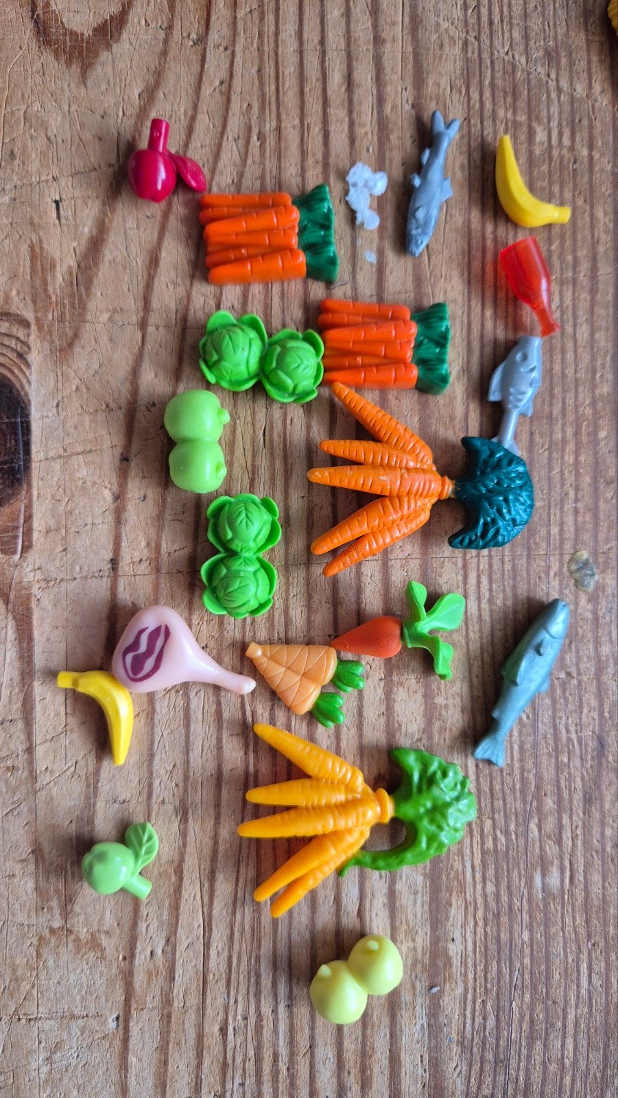 Playmobil groenten, fruit en vis - Losse onderdelen, Ophalen of Verzenden, Gebruikt