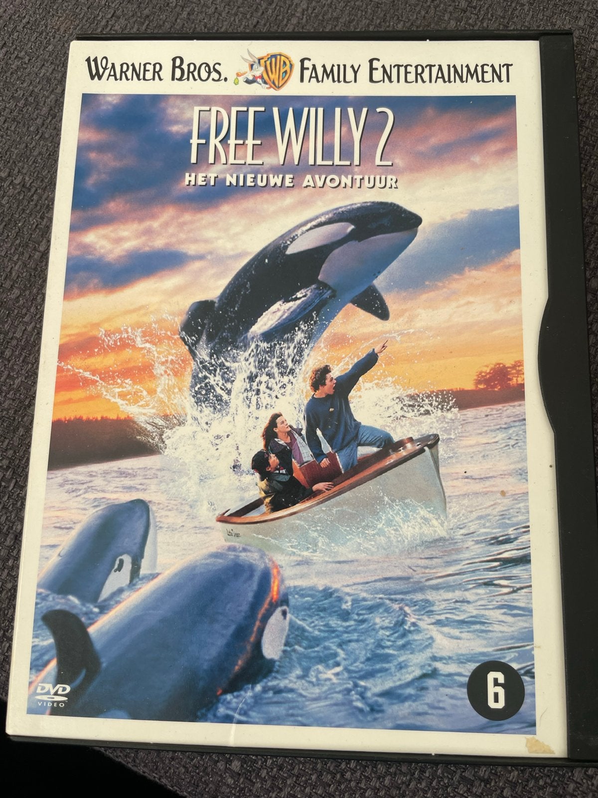 Free Willy 2: Het Nieuwe Avontuur - DVD, Cd's en Dvd's, Gebruikt, Nederlands, Vanaf 6 jaar, Inclusief doosje