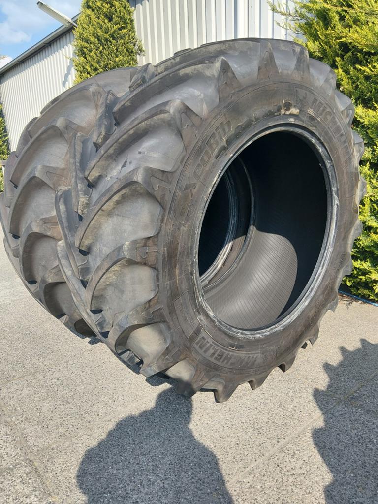 Set michelin 650 60 38 xeobib vf demo zgan!, Zakelijke goederen, Agrarisch | Onderdelen | Banden, Velgen en Assen, Ophalen