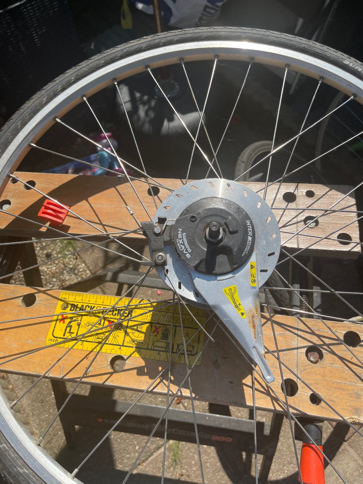 Gazelle Senso Voorwiel met Shimano Nexave Naafdynamo, Wiel, Gebruikt, Ophalen of Verzenden, Aluminium