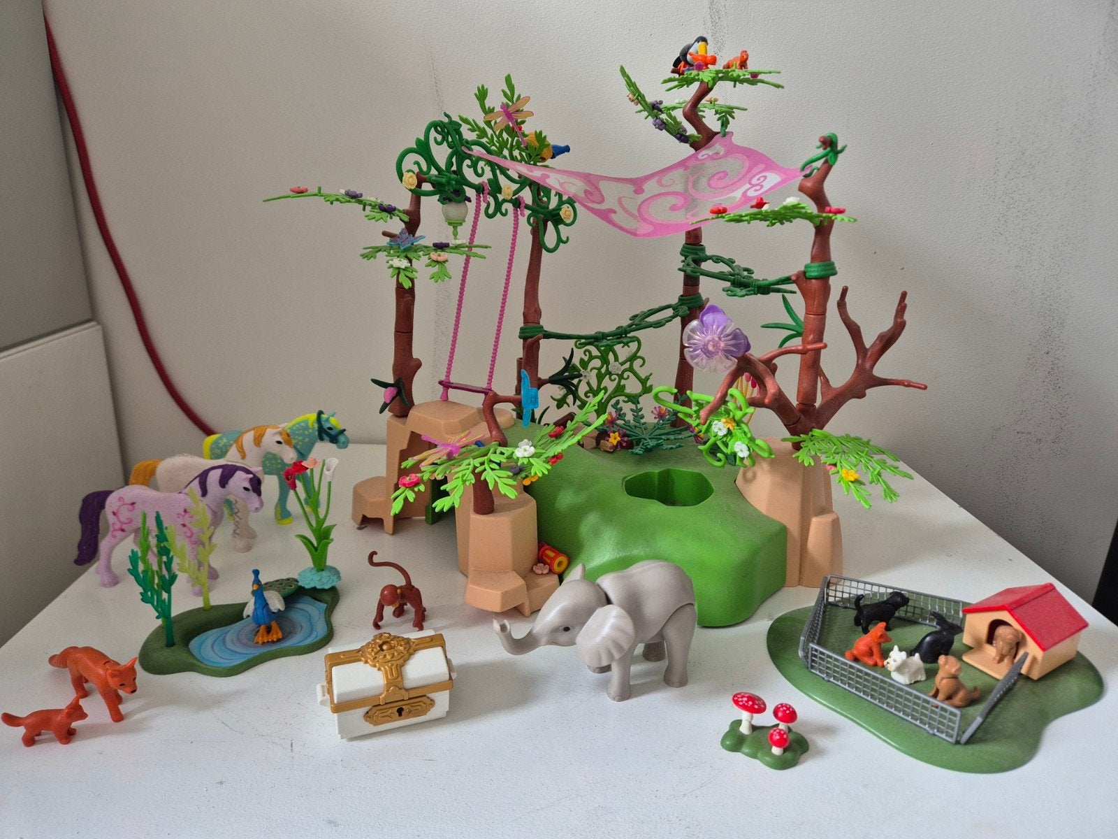 Playmobil Fairies Magisch Woud met Dieren en Accessoires, Ophalen of Verzenden, Gebruikt, Jongen of Meisje