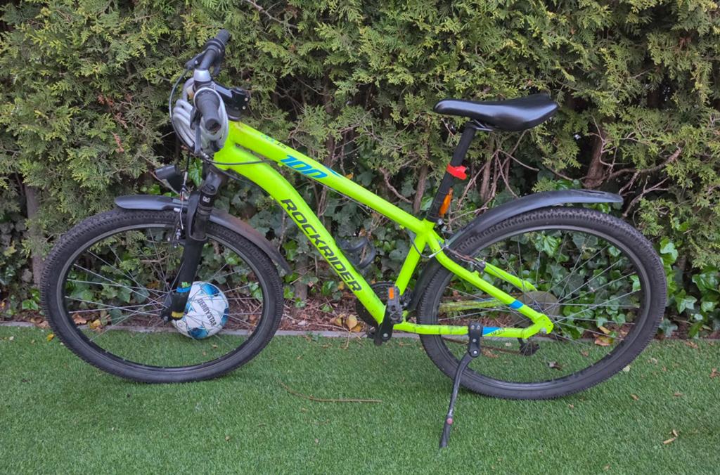 Gratis: Rockrider 100 mountainbike, Fietsen en Brommers, Fietsen | Mountainbikes en ATB, Minder dan 45 cm, Ophalen, Gebruikt, Overige merken