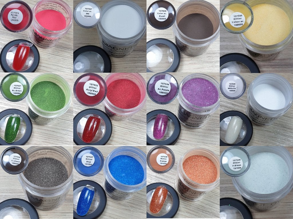 Magnetic Nail Design color en glitter acryl, Overige kleuren, Ophalen of Verzenden, Zo goed als nieuw, Handen en Nagels