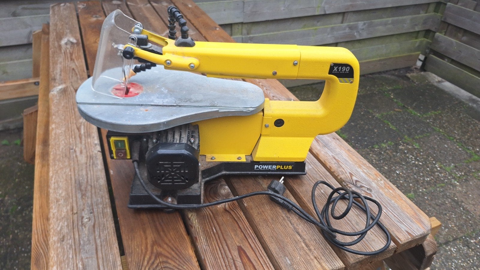 Figuurzaag Powerplus X190 in goede staat, Ophalen, Zo goed als nieuw, Powerplus, 30 tot 70 mm