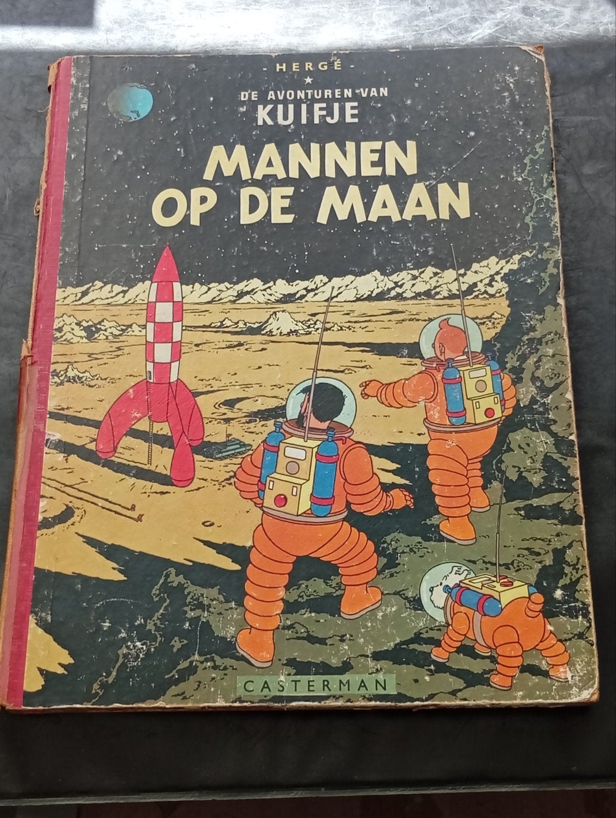 Kuifje: 4 oude HC albums voor liefhebber/restaureur, complee, Boeken, Stripboeken, Eén stripboek, Ophalen of Verzenden, Gelezen