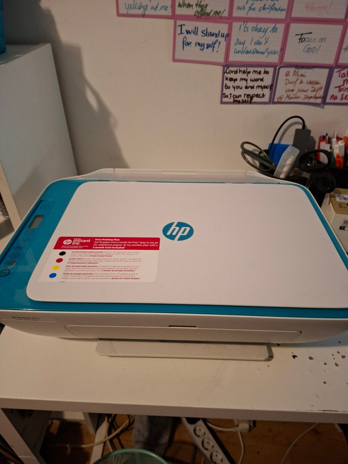 HP DeskJet 2600 All-in-One Printer - Zo goed als nieuw, Computers en Software, Printers, Ophalen, Kleur printen, Inkjetprinter