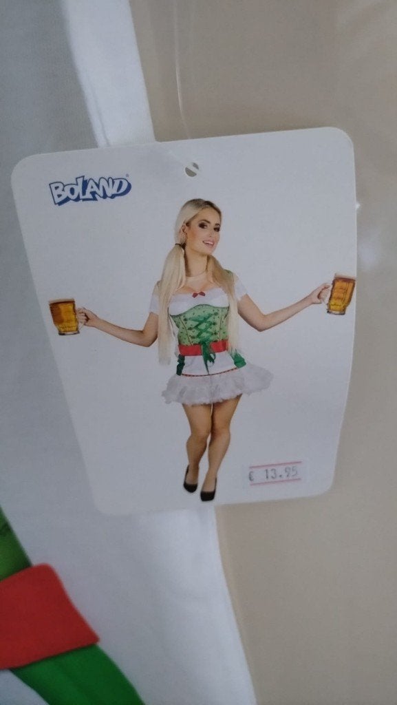 Fotorealistisch T-shirt Heidi maat S, Carnaval, Boland, Nieuw, Ophalen of Verzenden