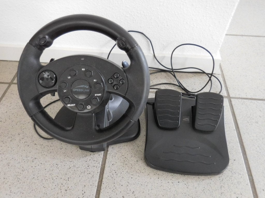 game stuur playstation 3, Ophalen of Verzenden, Gebruikt, Stuur of Pedalen, PlayStation 3