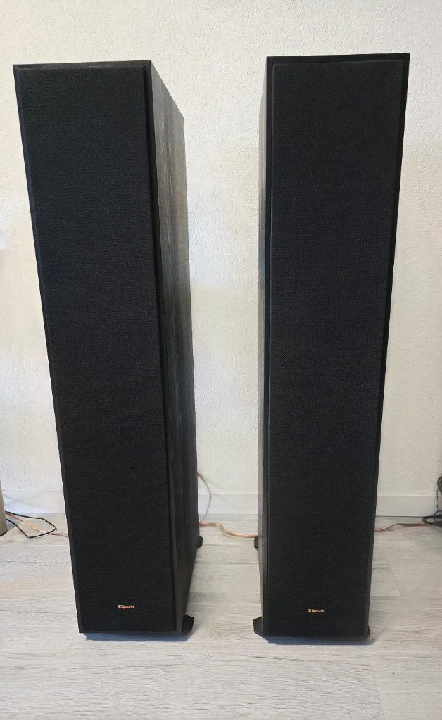 Klipsch R-625FA Dolby Atmos Vloerstaande Speakers, Zo goed als nieuw, 120 watt of meer, Front, Rear of Stereo speakers, Ophalen