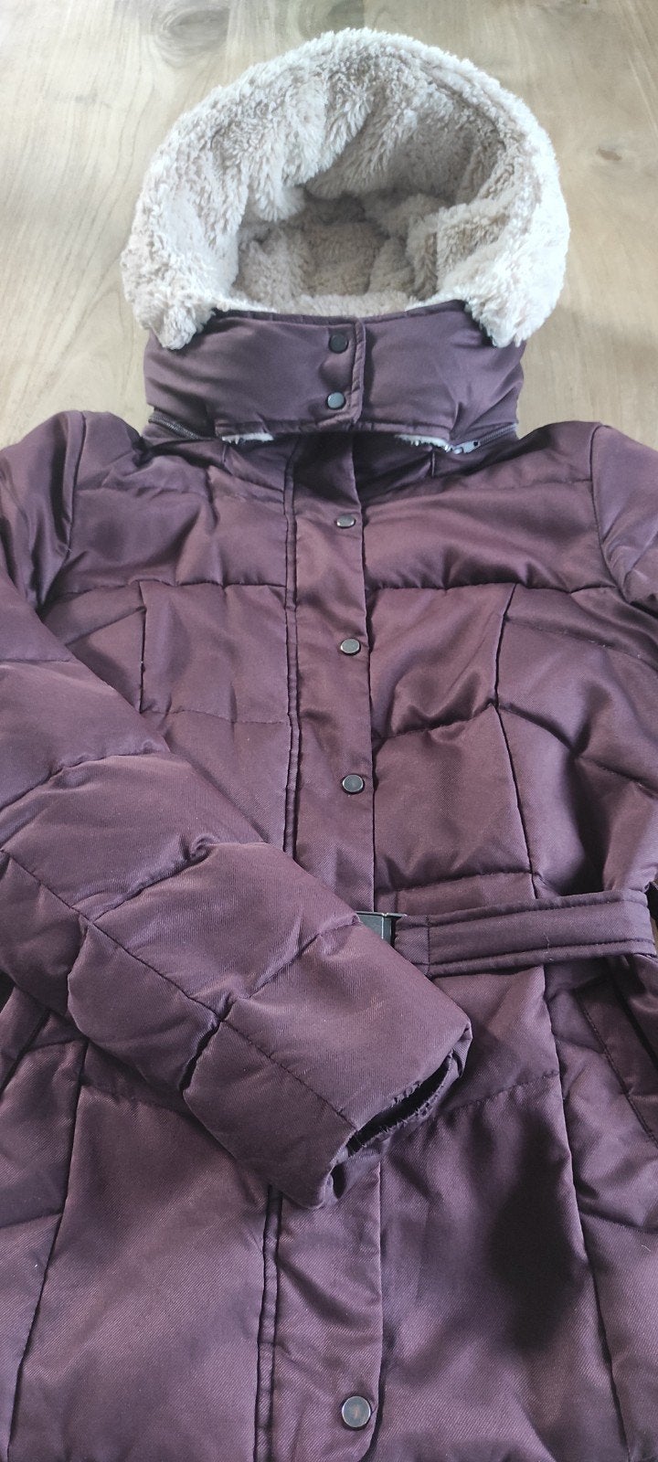 EDC by Esprit donsjas/winterjas/puffer/36 (S)/70% eendendons, Kleding | Dames, Ophalen of Verzenden, Maat 36 (S), Rood, EDC by Esprit