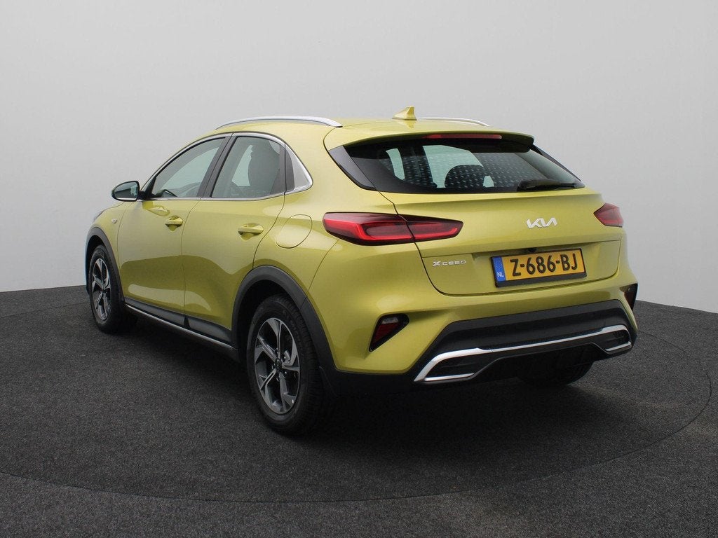 Kia XCeed 1.0 T-GDi DynamicPlusLine | Apple carplay/ Android, Auto's, Kia, Gebruikt, Euro 6, Leder en Stof, Geel