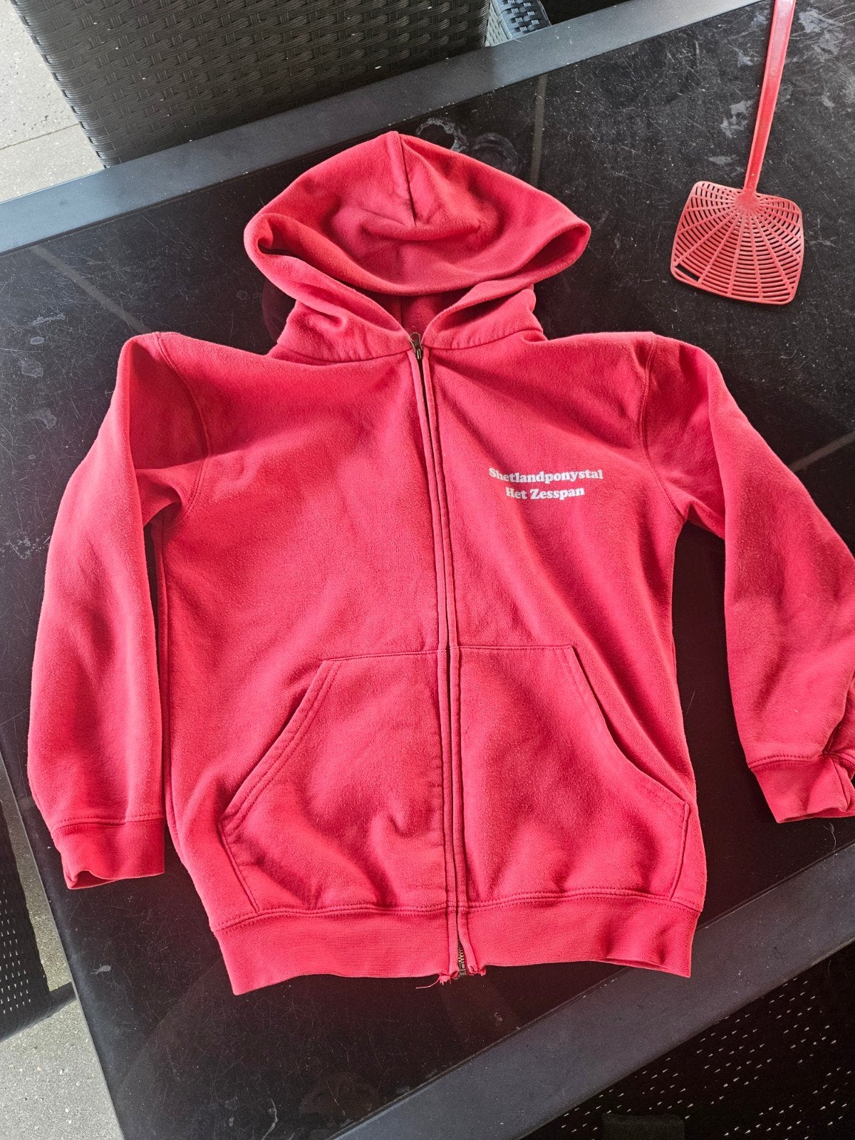 Shetlandponystal Het Zesspan vest mt 140, Ophalen of Verzenden, Gebruikt, Bovenkleding