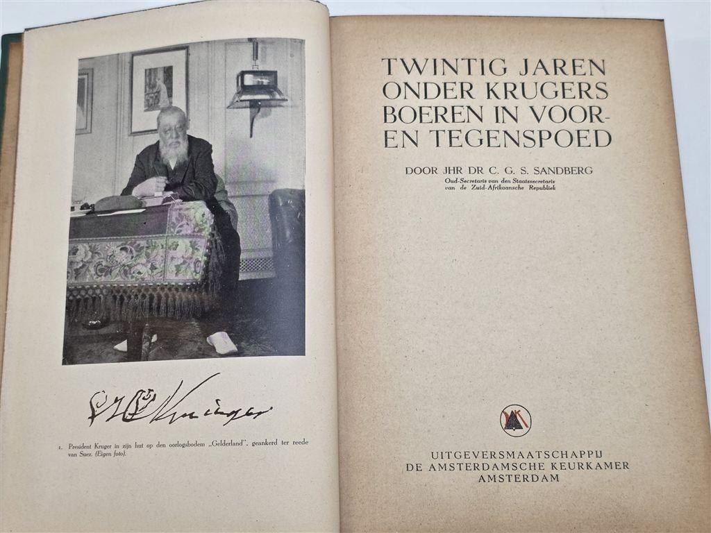 20 Jaren onder Krugers Boeren — Zuid-Afrika Memoires 1943, Ophalen of Verzenden, Gelezen, Afrika