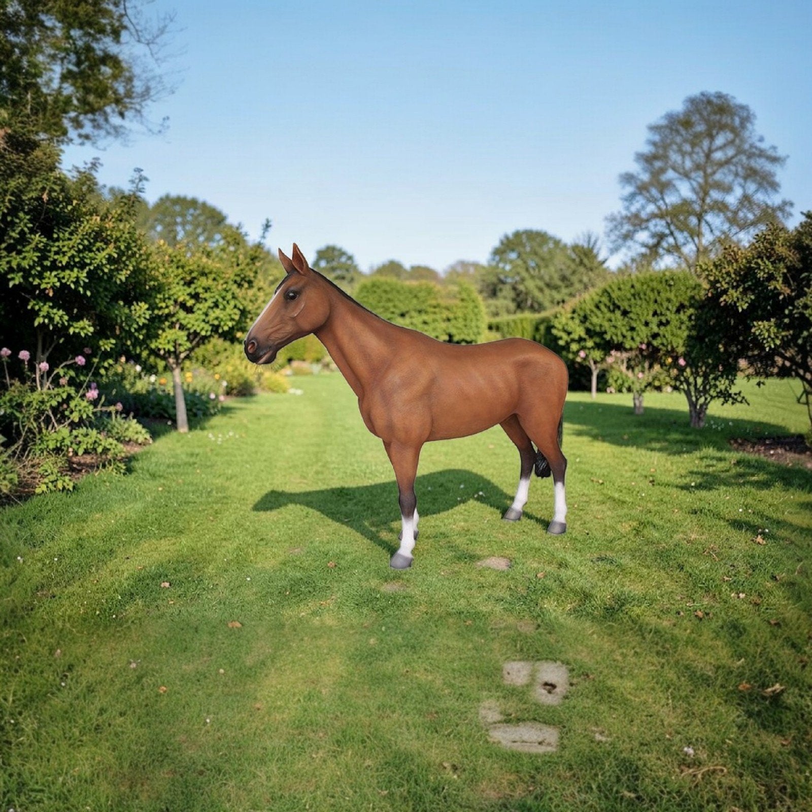 Beeld paard Koe Varken Kalf Geit Schaap Lammetje Ezel Beeld, Ophalen, Nieuw, Kunststof, Dierenbeeld