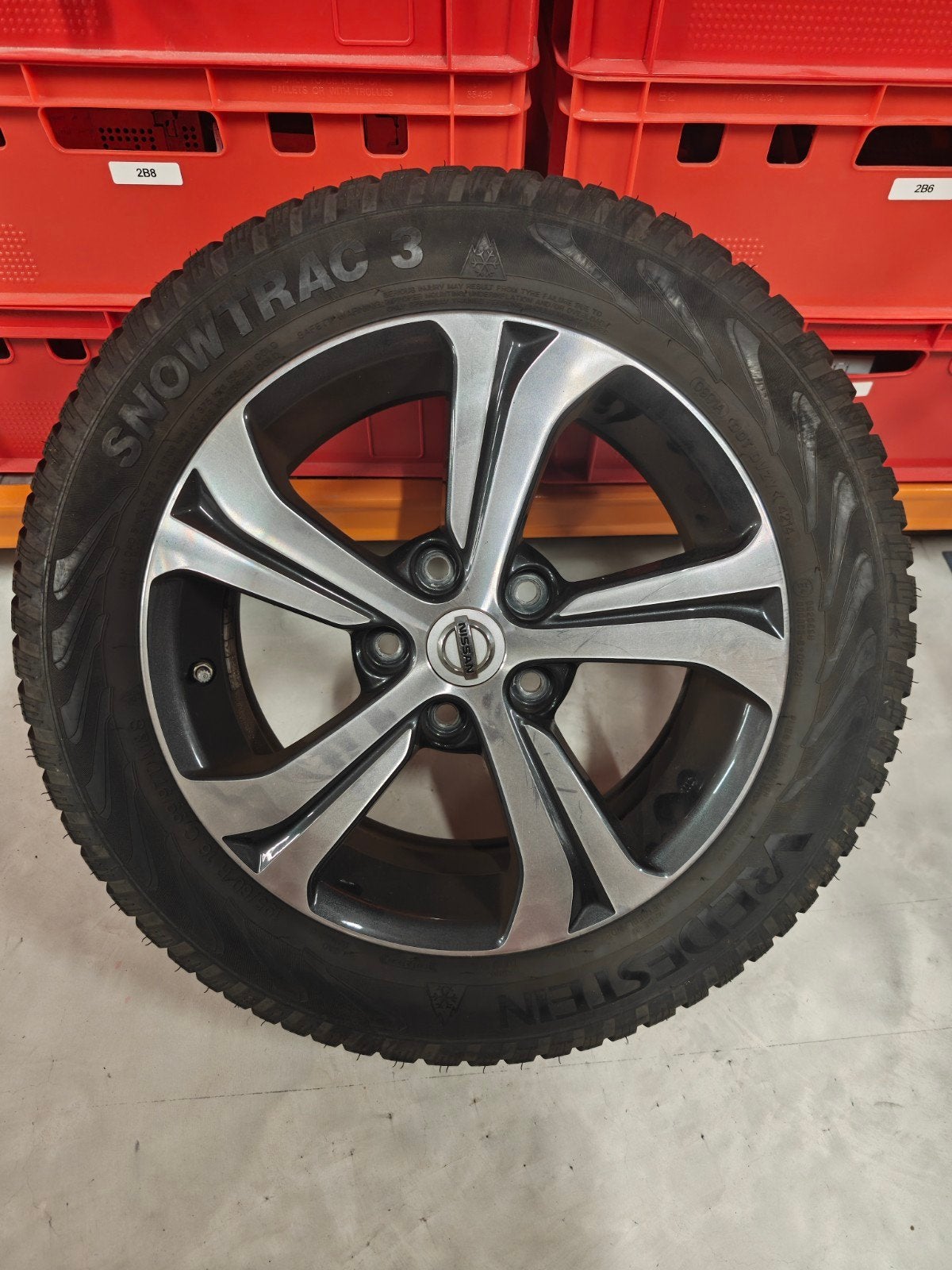 16" Winterwielenset 5x114,3 Nissan/Renault, Ophalen, Gebruikt, 16 inch, Banden en Velgen
