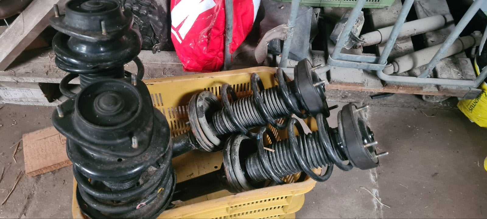 Verlagingsveren set en velgen voor Subaru Forester SF5, Auto-onderdelen, Ophalen, Gebruikt, Subaru