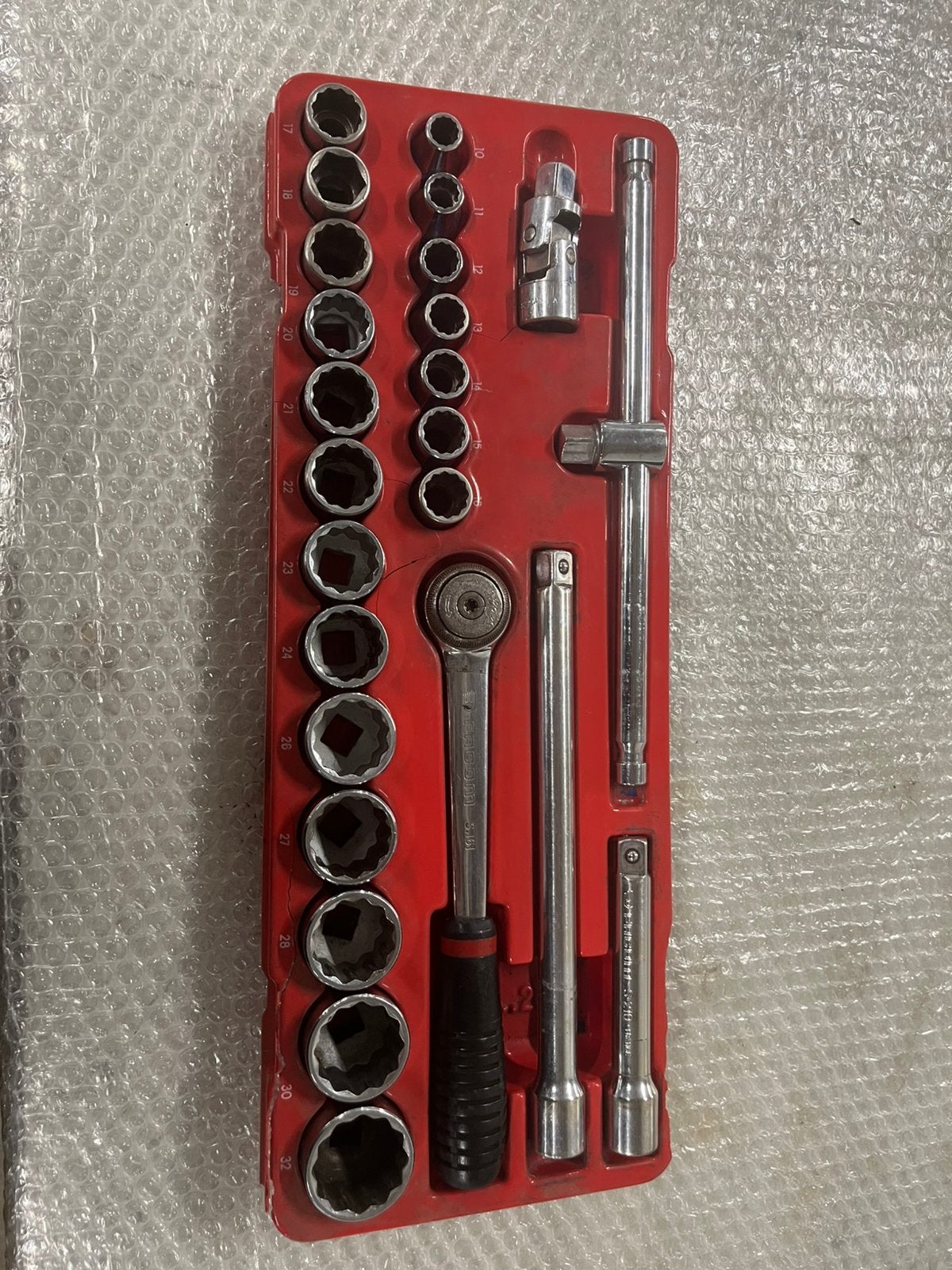FACOM professionele doppenset 1/2” – 10 t/m 32 mm, Ophalen of Verzenden, Zo goed als nieuw
