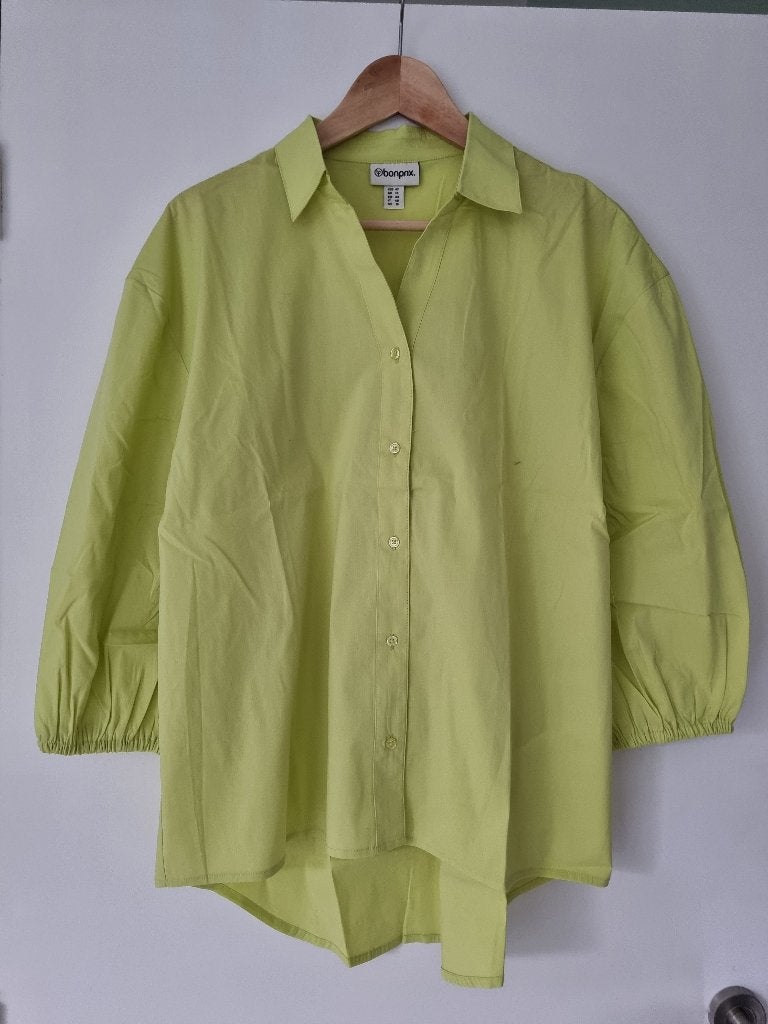 NIEUW: Dames Blouse, Groen - Maat 42, Ophalen of Verzenden, Nieuw, Maat 42/44 (L), Groen