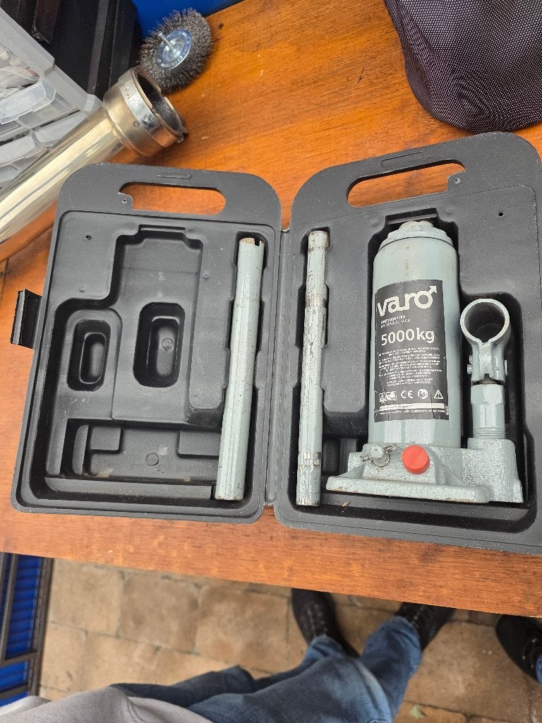 varo hydraulische potkrik, Auto diversen, Ophalen of Verzenden, Gebruikt, Hydraulisch, Potkrik