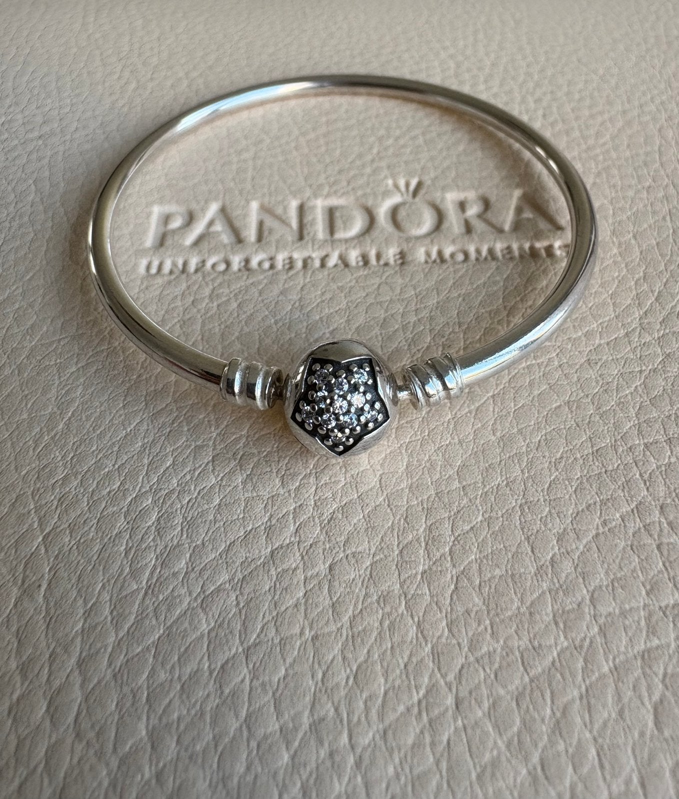 Pandora star bangle armband mt 17, Nieuw, Ophalen of Verzenden, Zilver, Zilver