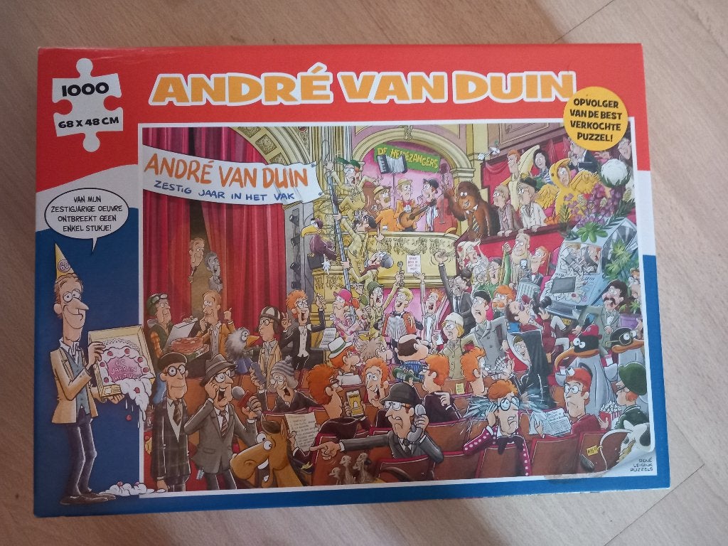 Puzzel Andre van Duin, Ophalen of Verzenden, 500 t/m 1500 stukjes, Zo goed als nieuw, Legpuzzel