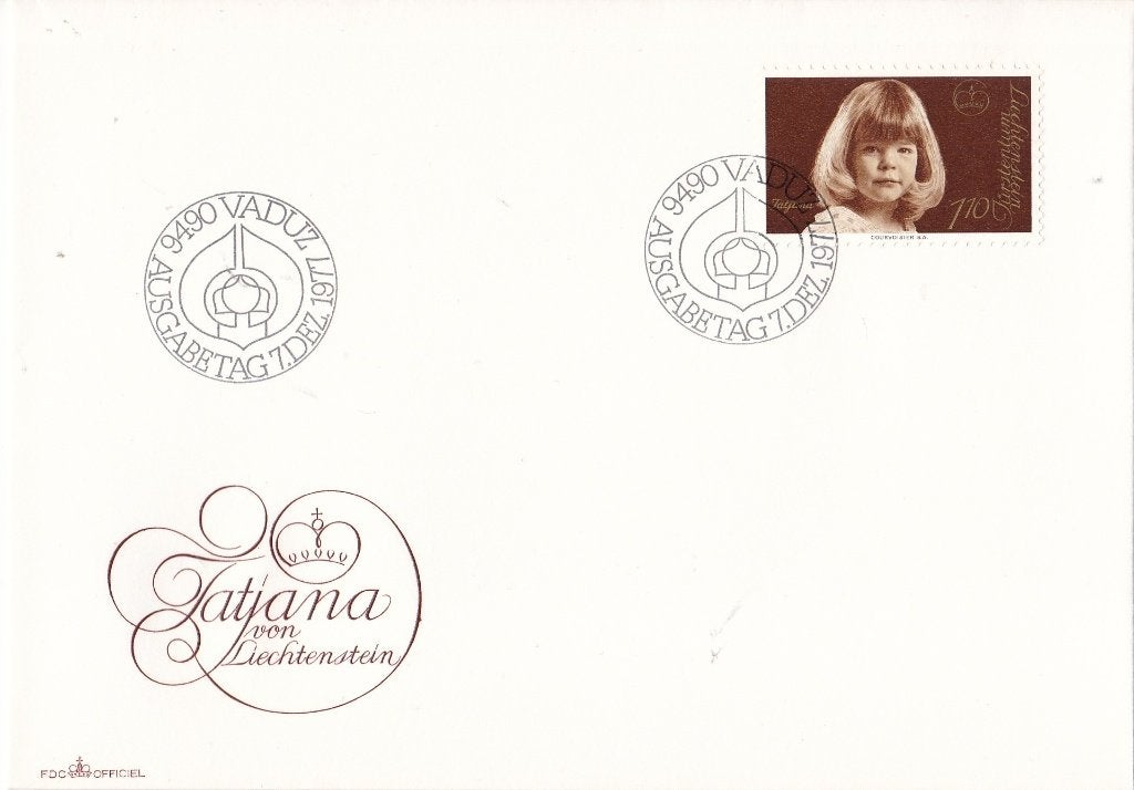 Liechtenstein FDC – Bildnisse aus dem Fürstenhaus - M 687, Postzegels en Munten, Postzegels | Eerstedagenveloppen, Verzenden, Onbeschreven