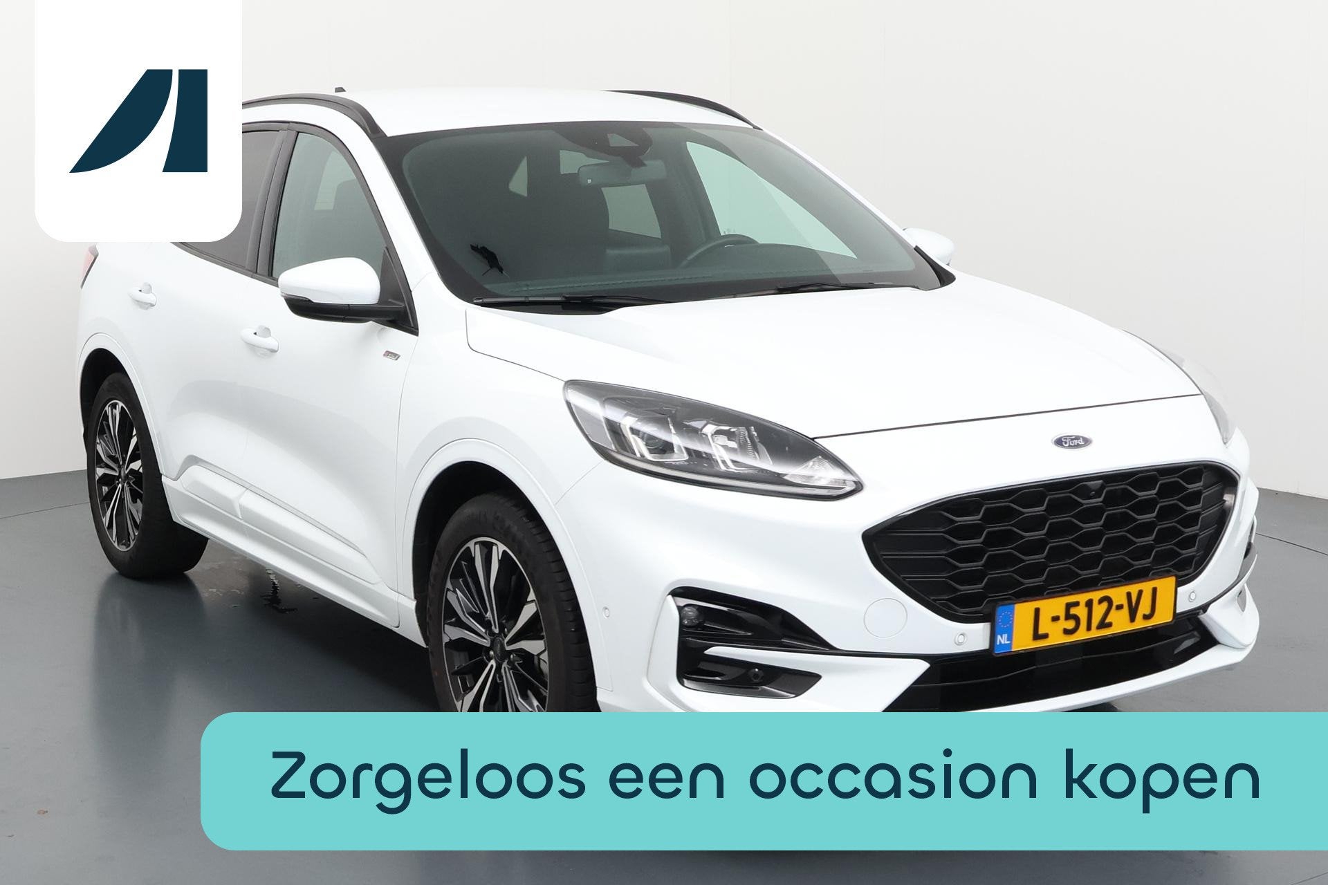 Ford Kuga 2.5 PHEV ST-Line Krachtig comfortabel en klaar voo, Auto's, Gebruikt, Euro 6, 4 cilinders, Wit