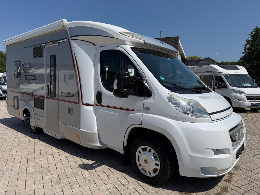 Hymer Tramp Silver T574SL Vastbed Top-indeling 2007 Airco, Caravans en Kamperen, Campers, Bedrijf, Half-integraal, Hymer, Fiat