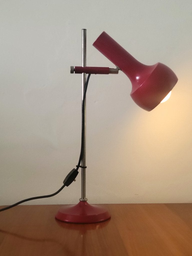 Vintage Mid Century tafellamp van Leclaire & Schäffer, Gebruikt, Vintage design, Mid Century Modern, Space age, Ophalen of Verzenden