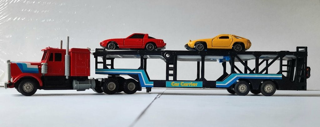 Mack Autotransporter + 2 auto's, Ophalen of Verzenden, Nieuw, Auto