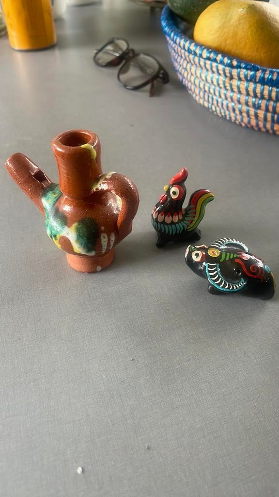4 vogelfluitjes, Verzamelen, Beelden en Beeldjes, Ophalen of Verzenden, Zo goed als nieuw