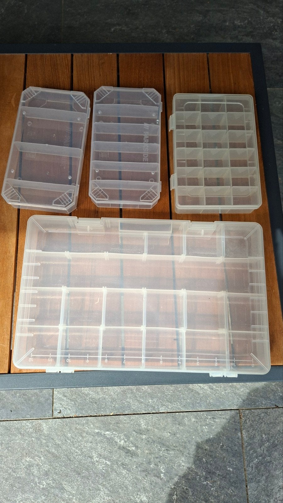 Opbergdozen voor knutsel en of vis spullen - 4 stuks, Ophalen of Verzenden
