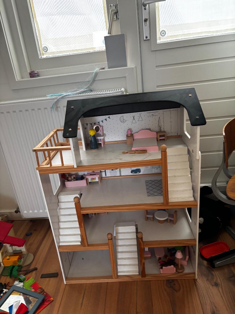 Poppenhuis ophalen, Ophalen, Gebruikt, Poppenhuis
