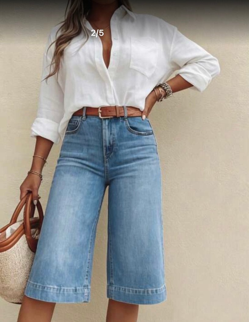 Korte broek/bermuda maat XXL nieuw, Verzenden, Nieuw, Blauw, Overige jeansmaten