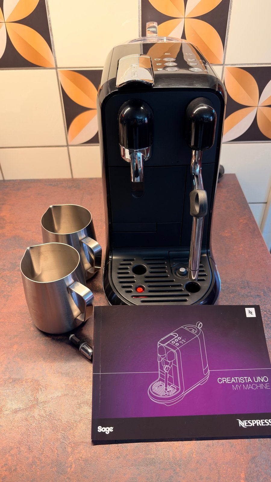 Nespresso Creatista Uno - Zo goed als nieuw, Witgoed en Apparatuur, Koffiezetapparaten, Espresso apparaat, Ophalen of Verzenden