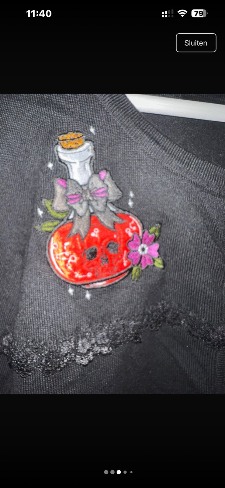 Banned Alternative Cardigan Poison Bottle Nieuw met kaartjes, Ophalen of Verzenden, Nieuw, Maat 46/48 (XL) of groter, Zwart