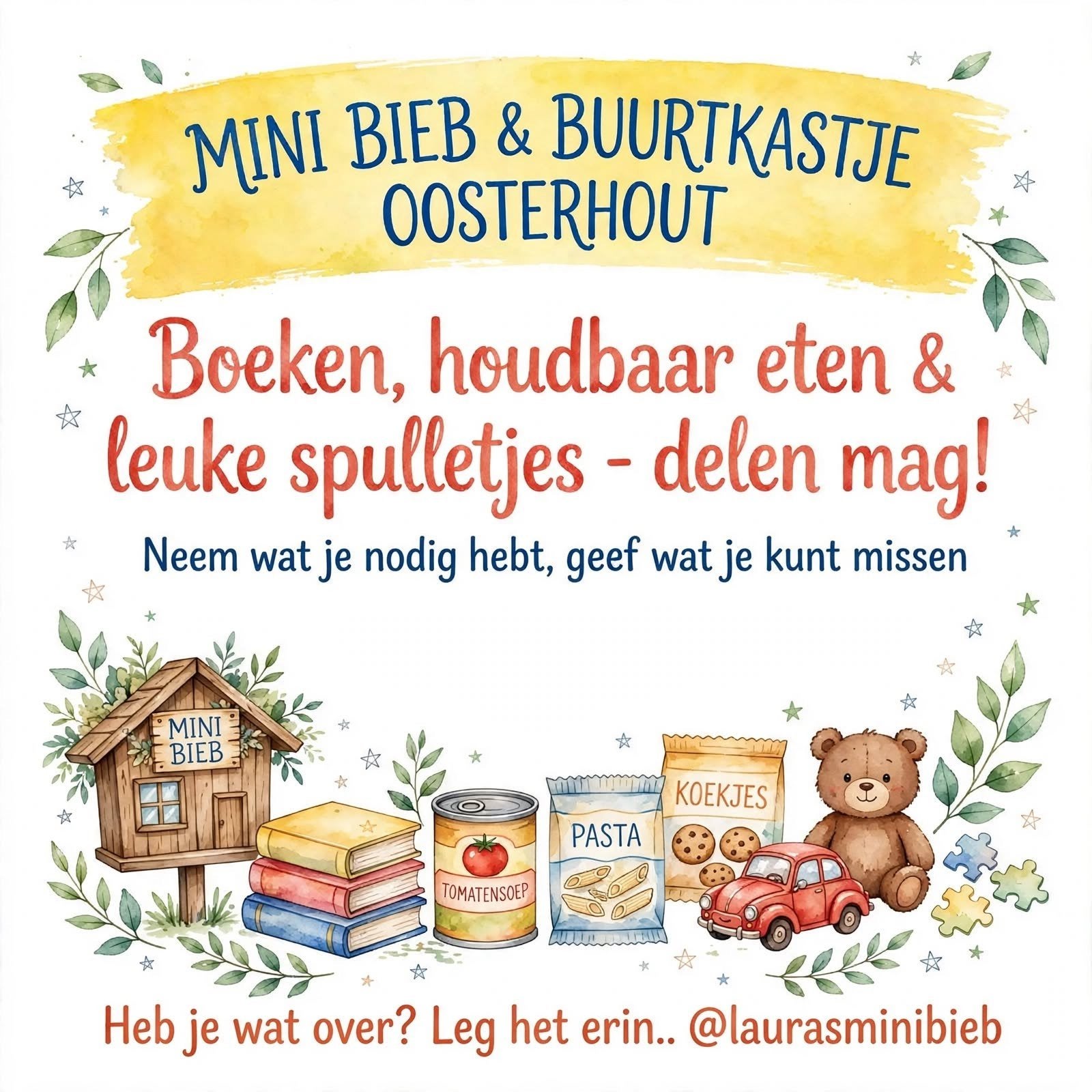 mini bieb en nu ook een buurtkastje erbij, Ophalen