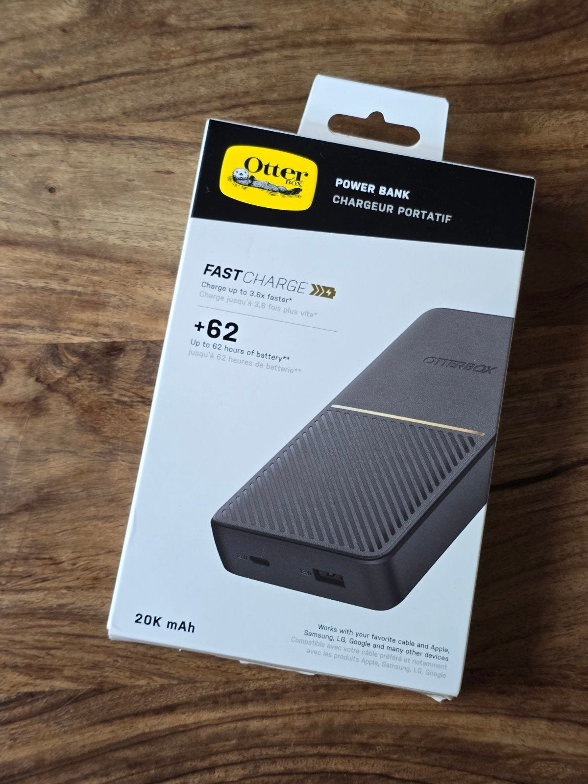 OtterBox Fast Charge Powerbank power bank 20.000 mAh, Ophalen of Verzenden, Nieuw, Otterbox
