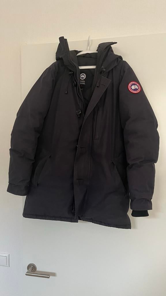 Canada Goose Chateau Parka L (Navy) - Goede Conditie, Ophalen of Verzenden, Gedragen, Maat 52/54 (L), Blauw