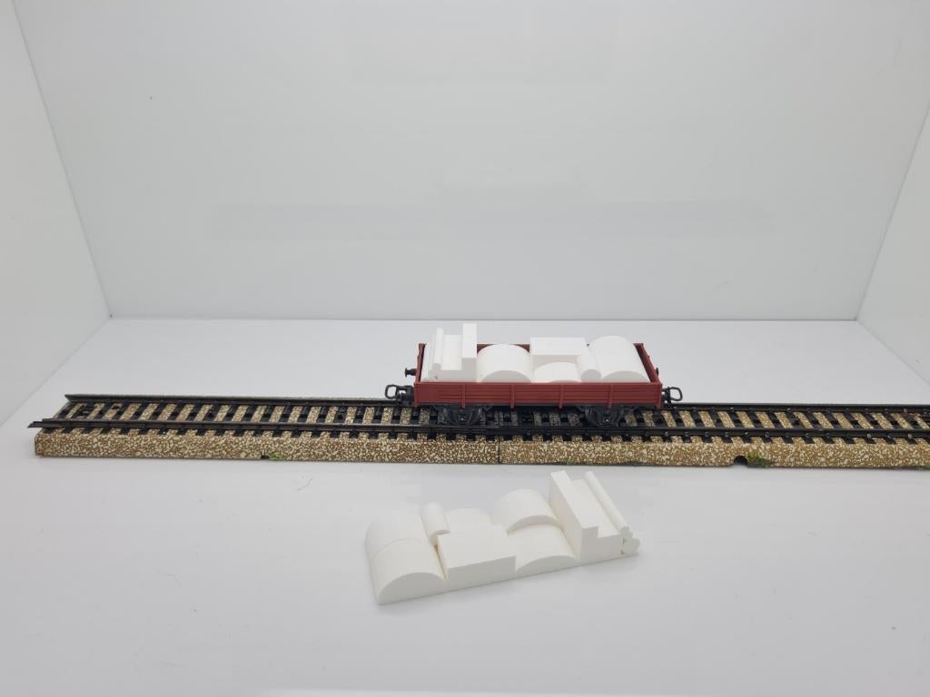 Wagonlading rollen en dozen schaal 1:87/h0, Overige merken, Gelijkstroom of Wisselstroom, Ophalen of Verzenden, Nieuw
